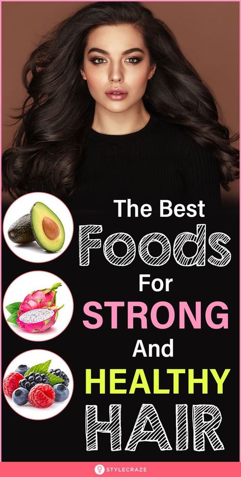 Foods For Hair Growth, Foods For Hair, Thicker Stronger Hair, For Hair Growth, Rich In Protein, Hair Food, Roots Hair, Natural Hair Growth, Strong Hair