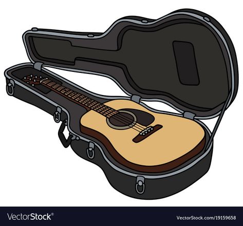 Case Drawing, Guitar Case, Hand Drawing, Canvas Art Painting, Big Picture, Transparent Png, Hard Case, Png Images, Adobe Illustrator