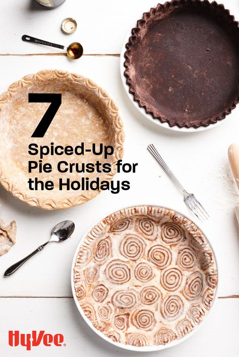 This whole time we've been making normal pie crusts when we could have been making these! Try one of these spiced up takes on your next pie. Spiced Pie Crust, We Could Have Been, Pie Art, Pie Crust Recipe, Good Pie, Pie Crusts, Spice Cookies, Pie Tart, Homemade Pie