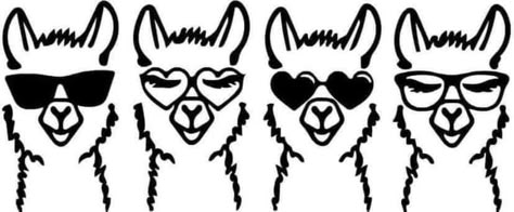 Most Beautiful Tattoos, Llama Svg, Idee Cricut, Silhouette Curio, Projets Cricut, Painted Terra Cotta Pots, Tumbler Glass, Weird Tattoos, Image Svg