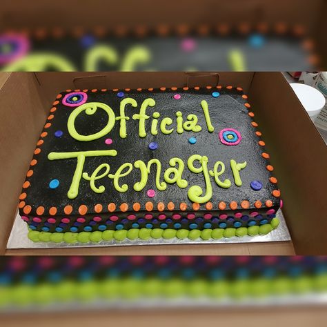 Calumet Bakery Official Teenager Cake Calumet Bakery, Birthday Cake Girls Teenager, Cakes For Teenagers, 13th Birthday Boys, Teenager Party, Teen Cakes, Thirteenth Birthday, New Birthday Cake, 13 Birthday Cake