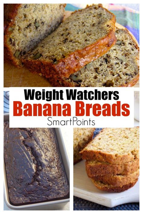 Low Calorie Banana Bread, Low Fat Banana Bread, Banana Bread With Applesauce, Weight Watchers Muffins, Banana Bread Muffin Recipe, Weight Watchers Recipes Desserts, Baking Powder Uses, Ww Desserts, Low Carb Low Sugar