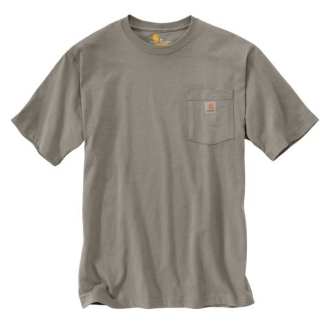 PRICES MAY VARY. Carhartt Men'S Workwear Pocket Short Sleeve Shirt Color: Desert Gl Type: Apparel Durable and long-lasting comfort. The legendary K87 T-shirt is rugged enough for days on the job, but ready for your well-deserved days off. It's built with a heavyweight fabric that won't bust at the seams like those threadbare value-pack types. Plus, its side-seamed construction means the Shirt keeps in place while you're moving all over the place. Carhartt has been making high-quality workwear si Mens Basic Tees, Country Shirts Men, Men’s Tshirts, Men’s Shirts, Carhartt Outfit, Men's Workwear, Mens Undershirts, Carhartt T Shirt, Carhartt Workwear