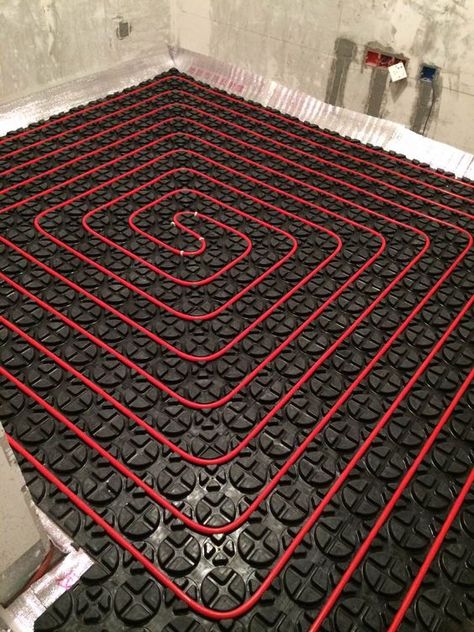 Heating Floor, Pex Plumbing, Pex Tubing, House Heating, Floor Heating Systems, Underfloor Heating Systems, Hydronic Heating, Floor Heating, Radiant Floor Heating