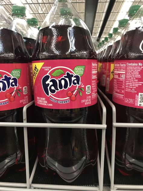 Fanta wild cherry flavored soda Soft Drinks Sodas, Dorm Room Food, Checker Background, Soda Flavors, Funnel Cakes, College Au, Soda Drink, Florida Life, Wild Cherry