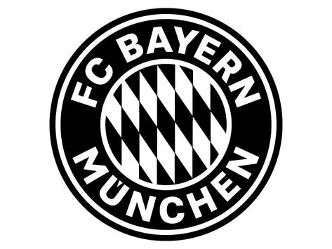 Bayern Munich Logo, Fc Bayern Logo, Bayer Munich, Real Madrid Logo, Logo Silhouette, Germany Football, Football Team Logos, Bayern Munchen, Black And White Logos