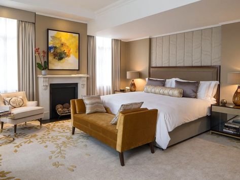 JW Marriott Grosvenor House, London, United Kingdom - Hotel Review - Condé Nast Traveler Hotel Headboard, Guest Room Furniture, Executive Lounge, Grosvenor House, Hotel In London, Stunning Hotels, Mayfair London, House London, Jw Marriott