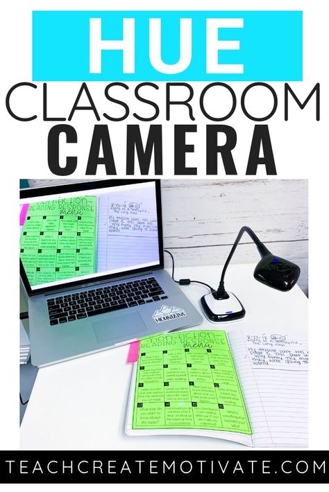 I have used document cameras in the past, but the HUE camera really blew me away. It is a plug and go camera, has a slim design and it records photos and videos. The HUE camera can really do it all! Document Camera, Classroom Tools, Teaching Technology, Virtual School, Instructional Coaching, Learning Apps, Classroom Technology, Classroom Setup, Classroom Community