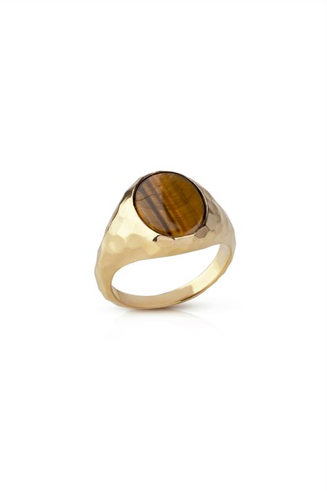 A beautiful hammered tiger eye signet ring. *real images of the ring, taken by us* Tiger Eye Stone Size: 12x10mm (flat) Material: - 9K Gold (375) - 14K Gold (585) - 18K Gold (750) *All signet rings are hallmarked on the back for certification* - We offer FREE Worldwide DHL & FedEx Shipping! - Branded DanelianJewelry Gift Box with each order! Our customer service is available 7 days a week. Leave us your message, and we will get back to you Pinky Ring Gold, Etsy 2023, Men Signet Ring, Unique Monogram, Real Images, Signet Ring Men, Signet Rings, Ring Men, Gold Signet Ring