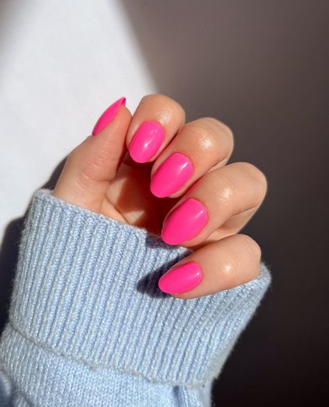 you can never go wrong with a pink nail 💅💖⁠ ⁠ @pop_polished wearing Hot Pink 🛍️ Nail Pops, Pink Nail, Pink Nails, Hot Pink, Nails, Pink, Quick Saves