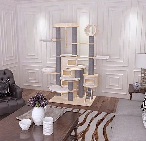 Cat Park, Luxury Cat Tree, Small Cat Tree, Cat Villa, Cat Gym, Cat Tree House, Cat Climbing Frame, Luxury Cat, Wood Cat