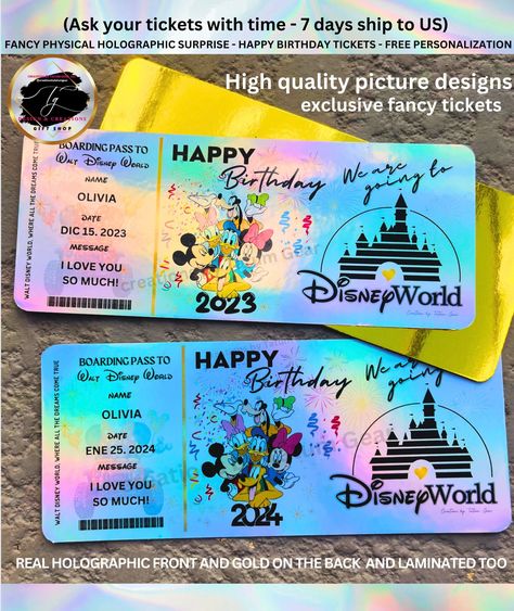 Disneyland Trip Surprise Ideas, Disney Princess Room Decor, Disneyland Gifts, Disney Princess Room, Princess Room Decor, Disney Tickets, Disney World Tickets, Best Gifts For Him, Cool Gifts For Kids