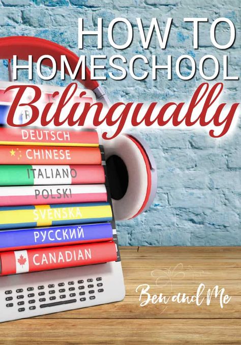 Homeschooling bilingually is more than learning a second language. Bilingual Homeschooling is basically teaching each and every subject in 2 languages. Come learn why and how to homeschool bilingually. #homeschool #homeschooling #whyhomeschool #bilingualeducation Bilingual Homeschooling, Homeschool Series, Homeschool Foreign Language, How To Homeschool, Homeschooling Tips, Learning Phonics, Waldorf Homeschool, Study Spanish, Learning A Second Language