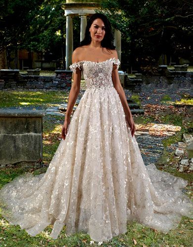 Style 380 Amalia Carrara Wedding Dresses, Eve Of Milady Wedding Dresses, A Line Ball Gown, Eve Of Milady, Couture Bridal Gowns, Dresses Style, Designer Wedding Gowns, Wonderland Wedding, Chapel Train