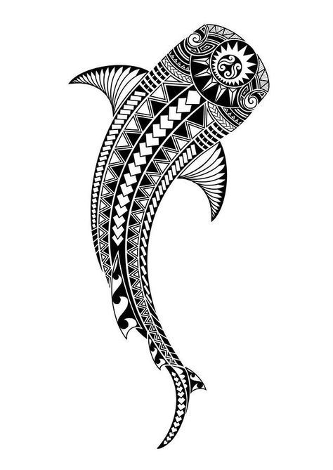 Polynesian Whale Tattoo, Meaningful Ocean Tattoos, Polynesian Drawing, Bali Drawing, Funny Small Tattoos, Tahitian Tattoo, Surfboard Drawing, Whale Shark Tattoo, Crocodile Tattoo