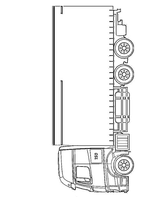 Mercedes-Benz Truck Coloring page Funny Coloring Pages, Blank Coloring Pages, Benz Truck, Mercedes Benz Trucks, Truck Coloring Pages, See You Soon, Lightning Mcqueen, School Stuff, See You