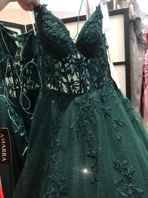 Forest Green Corset Prom Dress, Dark Green Lace Prom Dress, Forest Green Ball Dress, Dark Green Prom Dress Corset Top, Emerald Grad Dress, Forest Green Prom Dress Corset Top, Green Corset Dress Prom, Forest Green Grad Dresses, Dark Green Corset Dress