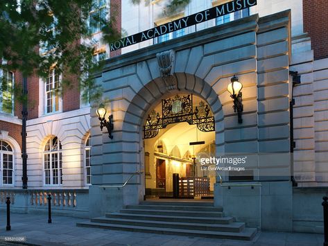 Entrance to the Royal Academy of Music, London Gallery Entrance, Royal Academy Of Music, Hp Aesthetic, Neoclassical Architecture, 2023 Vision, Window Panels, Neoclassical, Facades, Amazing Places