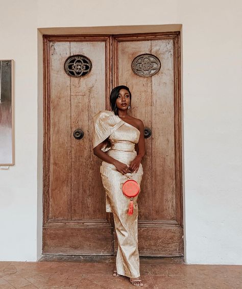 Ini Dima Okojie, Chic Wedding Guest Dress, Ini Edo, Bonang Matheba, Style Collab, Nigerian Wedding Dress, Bellanaija Weddings, Wedding Guest Style, Outfit Wedding