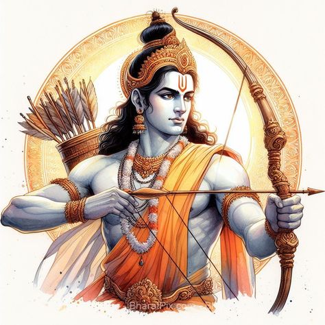 Lord Rama Images For Ramnavami - BharatPIX Rama Navami, Rama Image, Lord Rama Images, Baba Image, Lord Rama, Free Download, For Free, Horses, Quick Saves