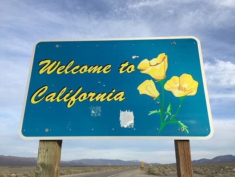 Welcome To California Sign, Welcome To California, California Sign, North Lake Tahoe, Nevada State, San Bernardino County, South Lake Tahoe, Recreational Activities, Native American Tribes