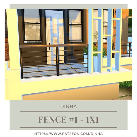 Low Fence, Mods Sims 4, Sims 4 Sims, Sims 4 Male Clothes, Glass Fence, Sims 4 House Building, David Sims, The Sims 4 Download, Sims 4 Downloads