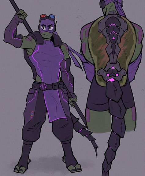 Future Donnie Rottmnt Fanart, Rise Donnie Fanart, Leotello Rottmnt, Teenage Mutant Ninja Turtles Funny, Rottmnt Donnie, Donatello Ninja Turtle, Tmnt Characters, Donatello Tmnt, Ninja Turtles Funny