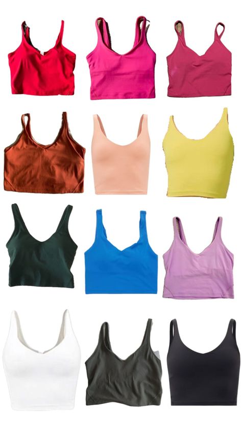 which lulu align tank would u pick? #lululemongirl Lulu Tank Tops, Lulu Lemon Tank Tops, Lulu Tank Top Outfit, Lululemon Align Tank Outfit, Align Tank Outfit, Lulu Lemon Align Tank, Lulu Align Tank, Lulu Tank Top, Lulu Tops