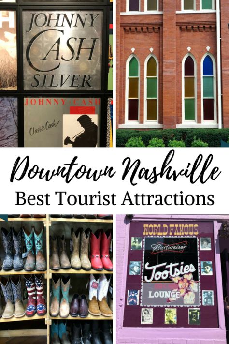 Downtown Nashville attractions The Hermatige Nashville, What To See In Nashville Tn, Must See In Nashville Tn, Nashville Sightseeing, Johnny Cash Museum Nashville, Nashville Tourist Attractions, Nashville Guide, Travel Tennessee, Broadway Nashville