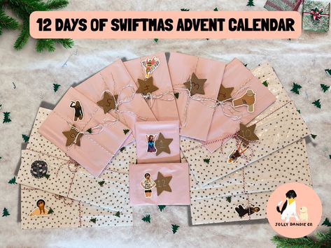 Melanie Martinez Advent Calendar, Taylor Swift Advent Calendar Ideas, Taylor Swift Advent Calendar, Merry Christmas Taylor Swift, Swiftie Christmas, Merry Swiftmas, Taylor Swift Swiftie, Advent Calendars, 12 Days