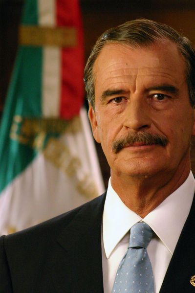 Vicente Fox Quesada, Presidente de México (2000-2006). Candidato vencedor del PAN. Vicente Fox, Fox, Collage, Pins