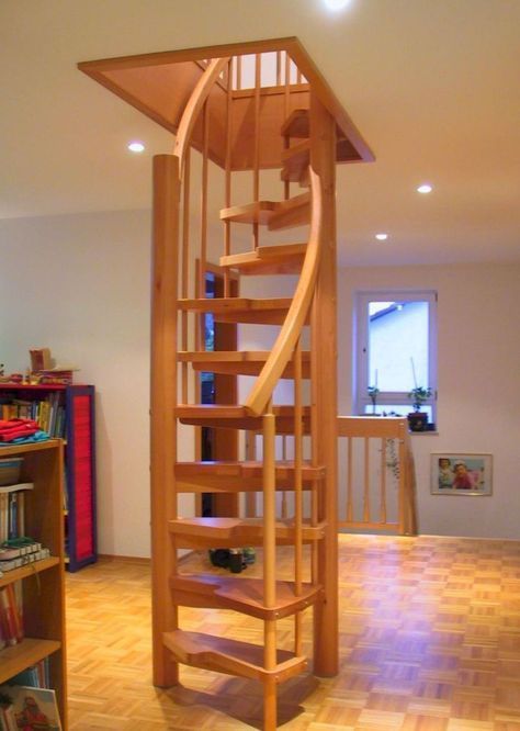 Loft Staircase, A Walk In Closet, Tiny House Stairs, Stairs Makeover, Loft Stairs, Loft Ladder, Attic Ideas, Attic Renovation, Attic Spaces