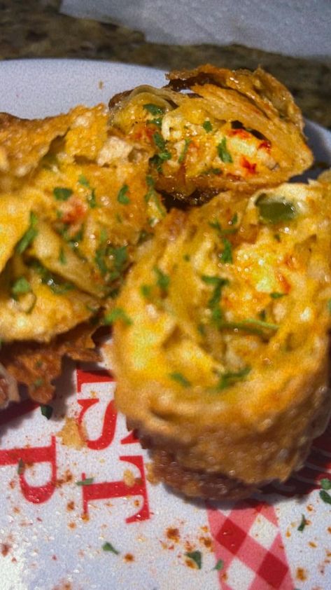 Louisiana’s Best Recipes-Cajun, Creole, and Southern | Crawfish Egg Rolls  | Facebook Crawfish Egg Rolls Recipe, Voodoo Egg Rolls Recipe, Crawfish Egg Rolls, Crawfish Dishes, Egg Rolls Recipe, Louisiana Food, Pink Sauce, Green Bell Pepper, Egg Roll Recipes