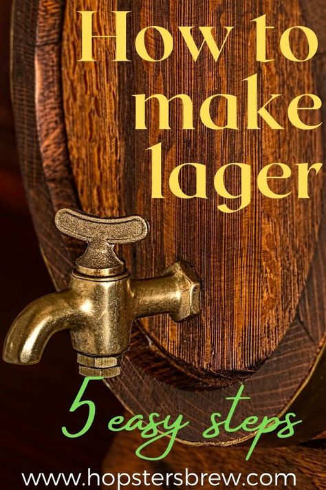 How to make lager is one of the most searched queries on the net. In this guide, we’ll take a look at everything you need to know about making lager beer at home. You’ll learn about the different types of lager beer and how to brew them at home. We’ll also look at different terms you should be familiar with when brewing lager and what goes into making a good-tasting lager at home. Beer Song, How To Make Beer At Home, Beer Facts, Beer Brewing Recipes, Brewing Recipes, Homebrew Recipes, Brewing Beer, Fermentation Recipes, Home Brew