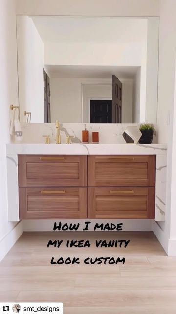 Ikea Hemnes Bathroom Vanity Hack, Godmorgon Vanity Hack, Ikea Godmorgon Hack, Ikea Bathroom Vanity Hack, Ikea Vanity Hack, Ikea Godmorgon Bathroom, Ikea Godmorgon Vanity, Godmorgon Bathroom, Ikea Hack Vanity