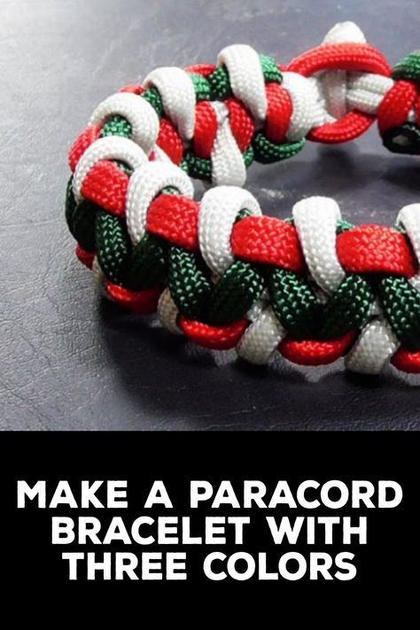 How to Make a Paracord Bracelet With Three Colors? 3 Color Paracord Bracelet Tutorial, Paracord Projects Diy Easy, Paracord Projects Diy, Paracord Bracelet Tutorial, Paracord Bracelet Diy, Blue Tips, Paracord Projects, Diy Bracelets Easy, Paracord Bracelet