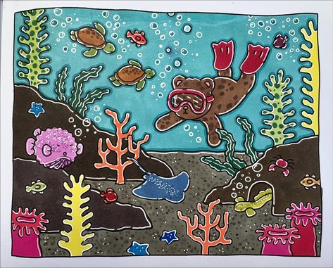 🎶We got no troubles, Life is the bubbles, Under the Sea (under the sea)🎶 Finally finished this page and wanted to share✨🐠🦀🐡🪸🪼🐚💖 Coloring book: @bobbiegoodsart #bobbiegoodsart #bobbiegoodscoloringbook #bobbiegoods #bobbiegoodscoloringpages #bobbiegoodsfinished #bobbiegoodsunderthesea #coloring #coloringbook #ohuhu #ohuhumarkers #underthesea #undertheseacoloring #bubbles #bubblesbubblesbubbles #louisesinkandpages Bobbie Goods Under The Sea, Finished Bobbie Goods Coloring Pages, Coloring Book Aesthetic, Bobbi Goods, Finished Coloring Pages, Bobbie Goods Coloring Pages, Bobbie Goods Coloring, Life Is The Bubbles, Marker Coloring