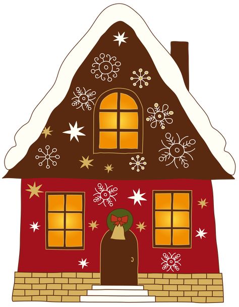 House Png, Painted House, Kitchen Christmas Gifts, House Clipart, Homemade Christmas Decorations, Christmas Bedroom, Wallpaper Iphone Christmas, Christmas Decorations For The Home, Christmas Drawing