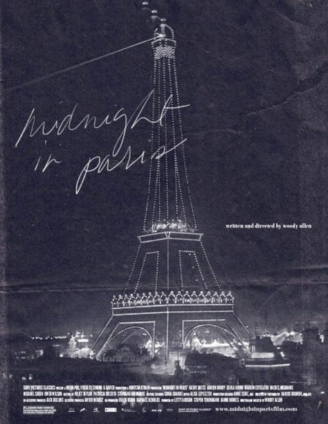 Midnight in Paris Midnight In Paris, Paris Poster, Paris Mode, The Eiffel Tower, Film Posters, Room Posters, Tour Eiffel, Pics Art, What’s Going On