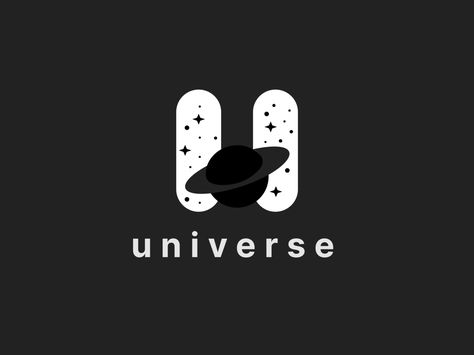 Universe Logo Design, Cosmic Logo, Galaxy Logo Design Creative, Cosmic Logo Ideas, Astronomy Logo Design, Universe, Creative Professional, Logo Design, ? Logo