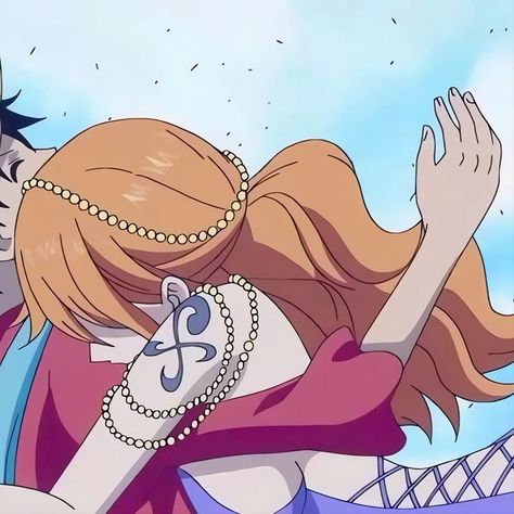 Nami Matching Icon, Bubbles Matching Pfp, Luffy Halloween Pfp, Luffy Nami Matching Icons, Nami And Zoro Couple, Fairytale Matching Pfp, Luffy And Nami Whole Cake Island, Nami Pfp One Piece, One Piece Matching Pfp Couple