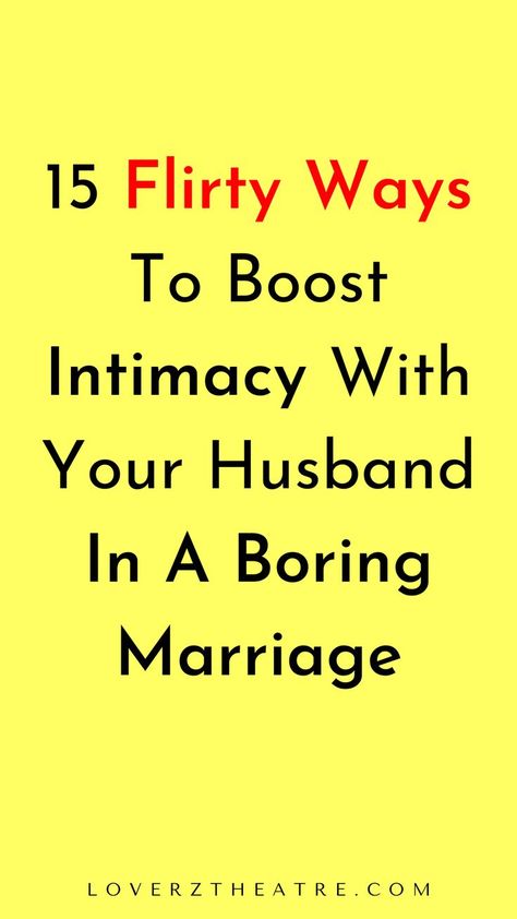 When your marriage is loosing it's spark there are several ways you can bring back the honeymoon phase. This post will guide you on how to strengthen your marriage, romance tips on how to spice up your marriage, plus cute ways to rekindle the intimacy in your marriage. Here are 15 flirty ways to boost intimacy with your husband in a boring marriage Spicy Marriage Tips, How To Be More Intimate With Boyfriend, Ways To Spice Up Your Marriage, Spicing Up Marriage Ideas, Boring Marriage, Rekindle Marriage, Constant Criticism, Couples Stuff, Romantic Marriage