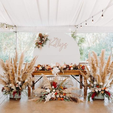 Botanica Wedding, Sweetheart Table Backdrop, Night Wedding Reception, Wedding Rentals Decor, Main Table, Sweetheart Table Wedding, Wedding Reception Locations, Southern California Wedding, Table Side