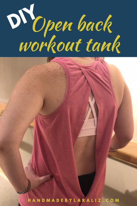 Diy Activewear, Diy Workout Shirt, Sewing Activewear, Tank Top Sewing Pattern, Diy Workout, Fitness Fashion Outfits, Diy Tank, Diy Tops, Make Your Own Clothes