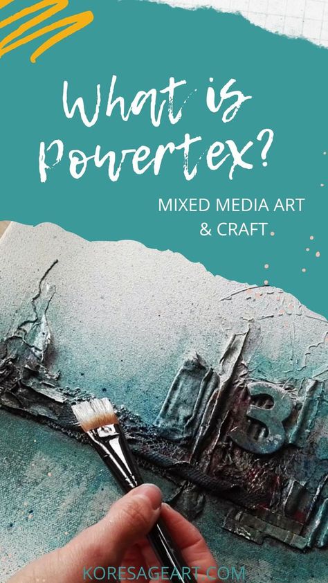 What is Powertex Universal Medium? Mixed Media Wood Art, Diy Mixed Media Art, Powertex Art, Fabric Art Tutorials, Air Dry Modeling Clay, Fabric Sculpture, Mixed Media Textile Art, Mixed Media Textiles, Mixed Media Art Tutorials