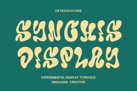 Experimental Font, Decorative Fonts, Pretty Letters, Display Typeface, Typeface Font, Online Fonts, Font Free, Font Generator, Movie Titles