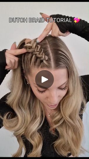 Dutch Braid Low Ponytail, Easy Braided Hairstyles Medium Hair, Festival Pigtail Braids, Side Braid Tutorial Step By Step, How To Do Two French Braids, How To Make Dutch Braids, Front Plaits Hairstyles, Two Dutch Braids Half Up Half Down, How To Braid Your Own Hair Step By Step