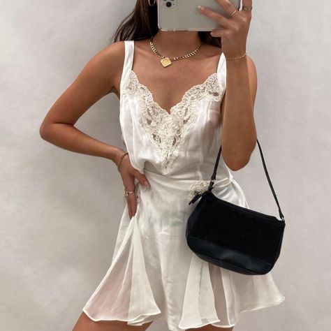 The most stunning white Victorias Secret slip dress... - Depop Victoria Secret Vintage, Victoria Secret Slip Dress, Vintage Bridal, The Details, Victoria Secret, White Lace, Victoria’s Secret, The White, Slip Dress