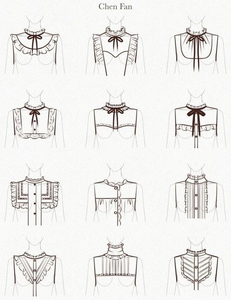 Collar Sketch Fashion Illustrations, Fashion Sketch Template, Fashion Illustration Tutorial, Fashion Illustration Collage, Fashion Figure Drawing, Fashion Design Template, Fashion Drawing Sketches, Fashion Illustrations Techniques, Fashion Drawing Tutorial