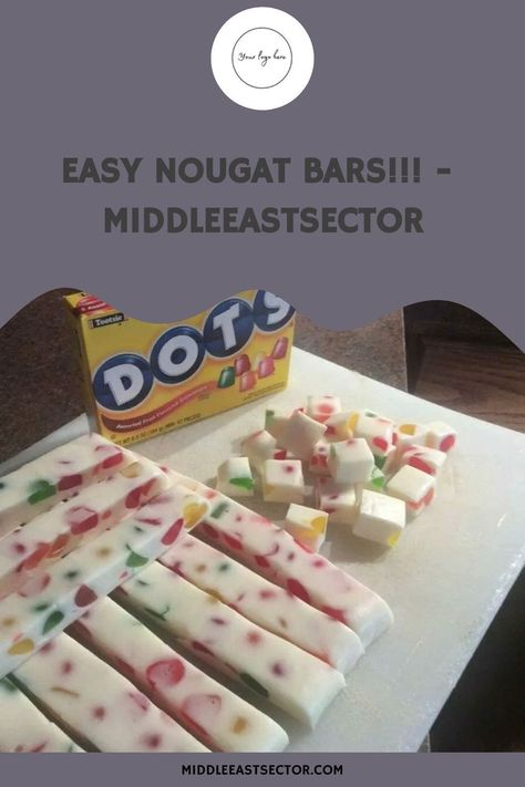 Easy Nougat Bars!!! - middleeastsector https://middleeastsector.com/easy-nougat-bars/ Nougat Bars, Quick Healthy Snacks, Cookie Snack, If You Want Something, Three Ingredient, Meal Prep For The Week, Healthy Snacks For Kids, Savory Snacks, White Chocolate Chips